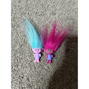 Hasbro Dreamworks Trolls 1.5” 2 Pink Troll Figures
